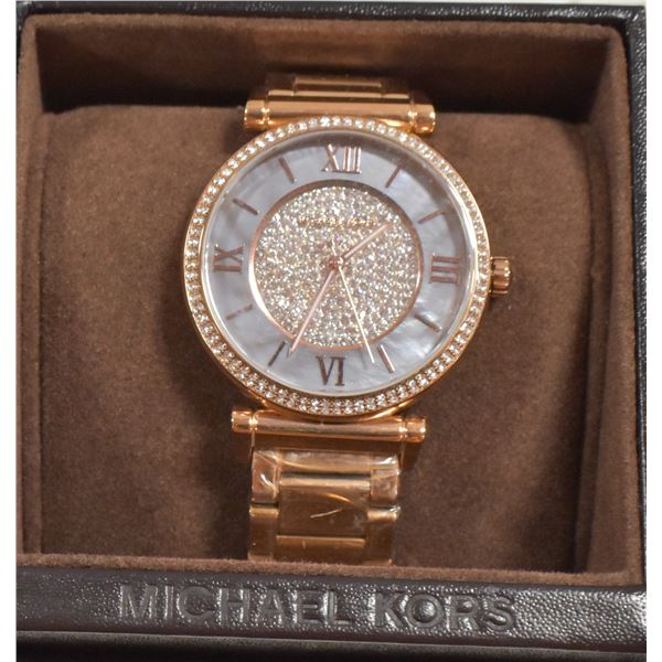 NEW MICHAEL KORS LAURYN CRYSTAL