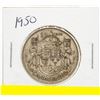 Image 1 : 1950 CANADIAN SILVER HALF DOLLAR