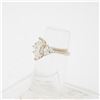 Image 2 : STERLING SILVER CZ RING MARQUIS SIZE 6