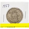 Image 1 : 1957 CANADIAN SILVER HALF DOLLAR