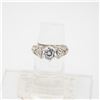 Image 1 : CZ RING SIZE 7 SILVER TONE