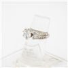 Image 2 : CZ RING SIZE 7 SILVER TONE