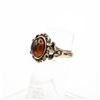 Image 2 : STERLING SILVER AMBER RING SIZE 6