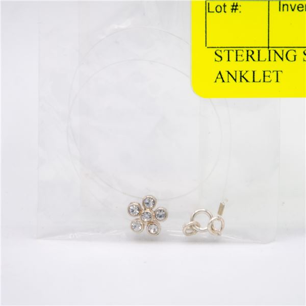 STERLING SILVER INVISIBLE ANKLET