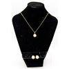 Image 1 : 10K GOLD NECKLACE & MATCHING