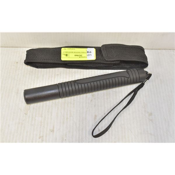 RETRACTABLE BATON WITH BELT SHEATH