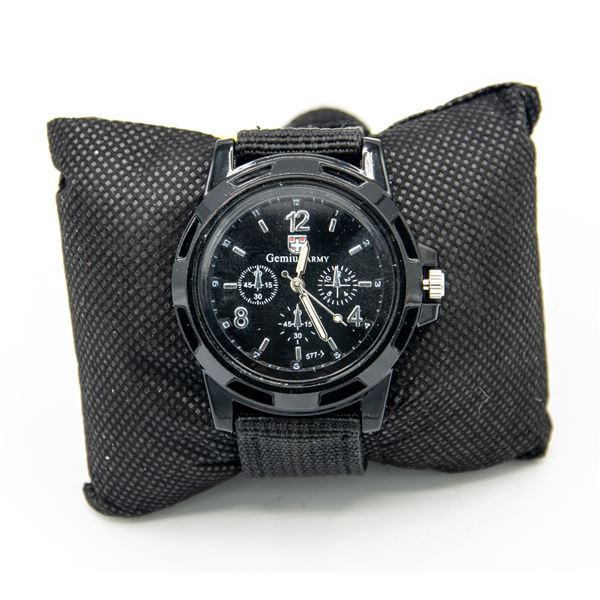 NEW GENIUS ARMY WATCH BLACK ON BLACK