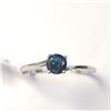 BZ1081-4 BLUE DIAMOND RING