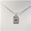 Image 1 : BZ1081-29 SILVER 18" NECKLACE