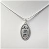 Image 1 : BZ1081-37 SILVER 18" NECKLACE