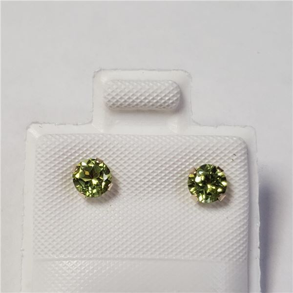 BZ1081-30 10K PERIDOT EARRINGS