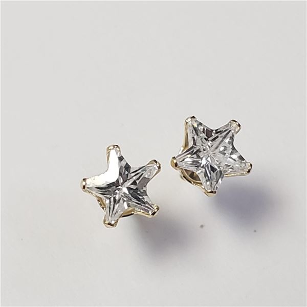 BZ1081-39 14K CZ EARRINGS