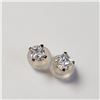 BZ1081-26 14K CZ EARRINGS