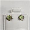 Image 1 : BZ1081-24 10K PERIDOT 2IN1 EARRINGS