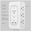 Image 2 : NEW KOOPER 6 OUTLET SURGE PROTECTOR ADAPTER WITH