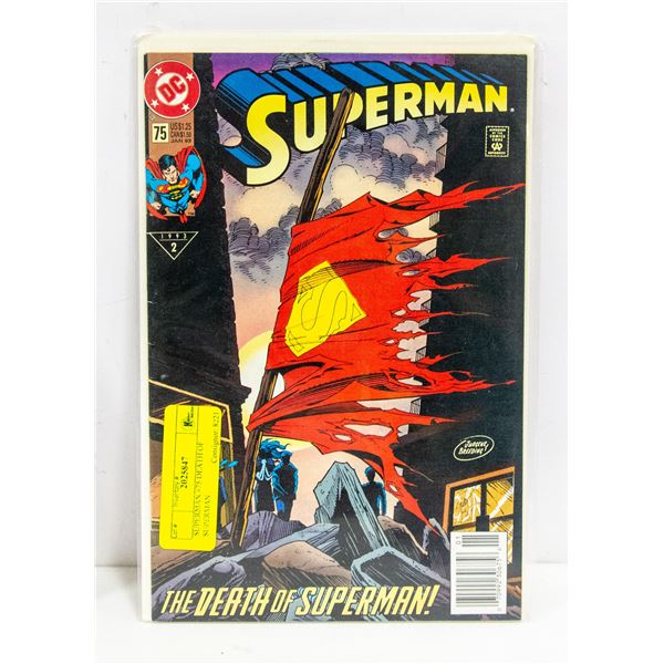 SUPERMAN #75 DEATH OF SUPERMAN