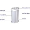 Image 2 : NEW REPACKED UBBI STAINLESS STEEL DIAPER PAIL