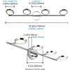 Image 2 : NEW REPACKED JOOSENHOUSE CHROME 4 LIGHT LED VANITY