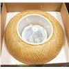 Image 2 : NEW LARGE WICKER LIGHT FIXTURE