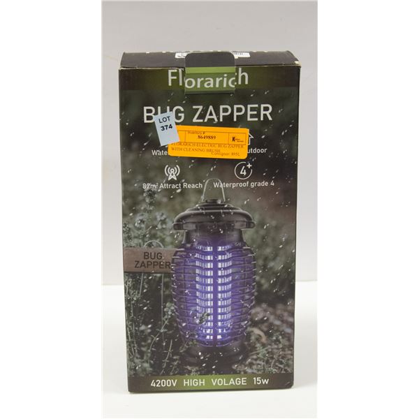 FLORARICH ELECTRIC BUG ZAPPER WITH CLEANING BRUSH