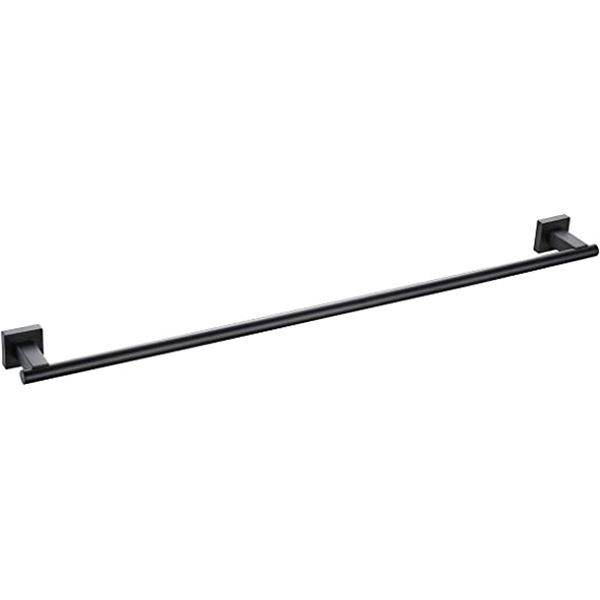 BRAND NEW MATTE BLACK 24" S.S. TOWEL BAR WITH