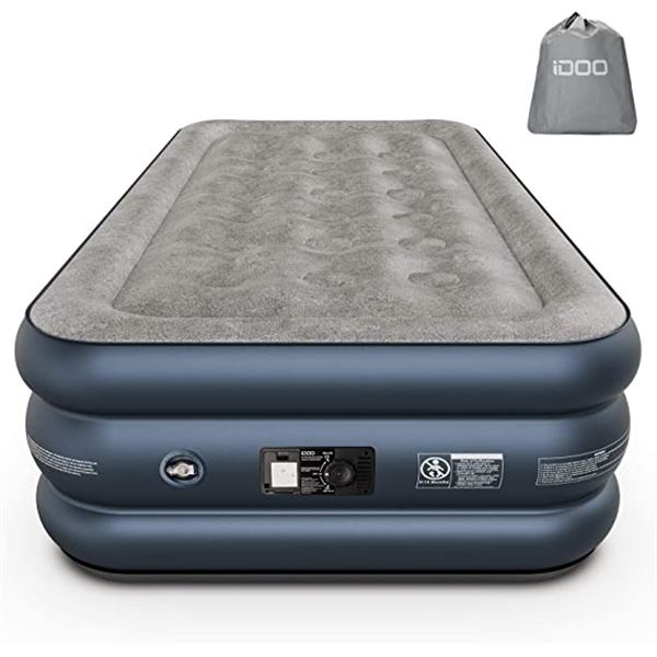 NEW IDOO TWIN SIZE AIR MATTRESS WITH AUTO INFLATE