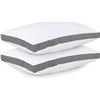 Image 2 : NEW SET OF 2 UTOPIA BEDDING 2" GUSSETED PILLOWS