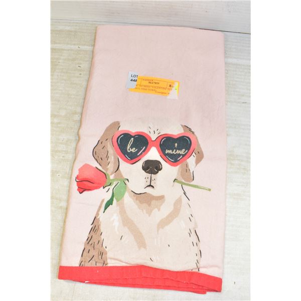 NEW  BE MINE  VALENTINE TEA TOWEL/DISH TOWEL