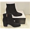 Image 1 : NEW PAIR OF WOMENS SIZE 8.5 NINE WEST BLACK BOOTS