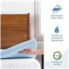 Image 3 : NEW LUCID 3" GEL MEMORY FOAM MATTRESS TOPPER CAL K