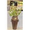 Image 1 : VASE WITH FLOWERS - VASE 22" TALL