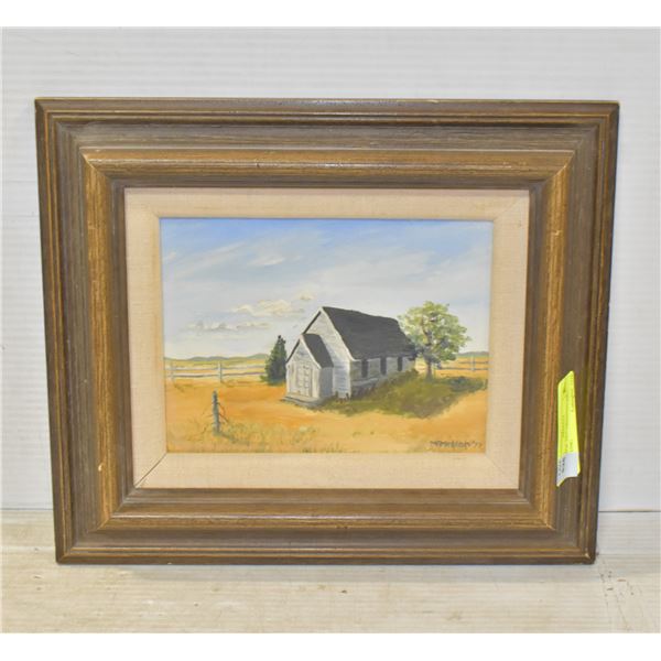 VINTAGE 1977 ORIGINAL OIL PAINTING