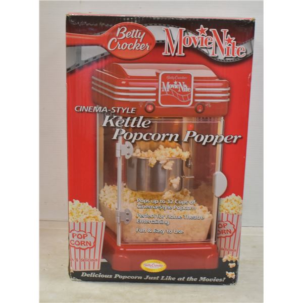 NEW BETTY CROCKER POPCORN POPPER