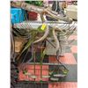 Image 1 : METAL GARDEN FLAMINGO DECOR 40" TALL X 29" WIDE
