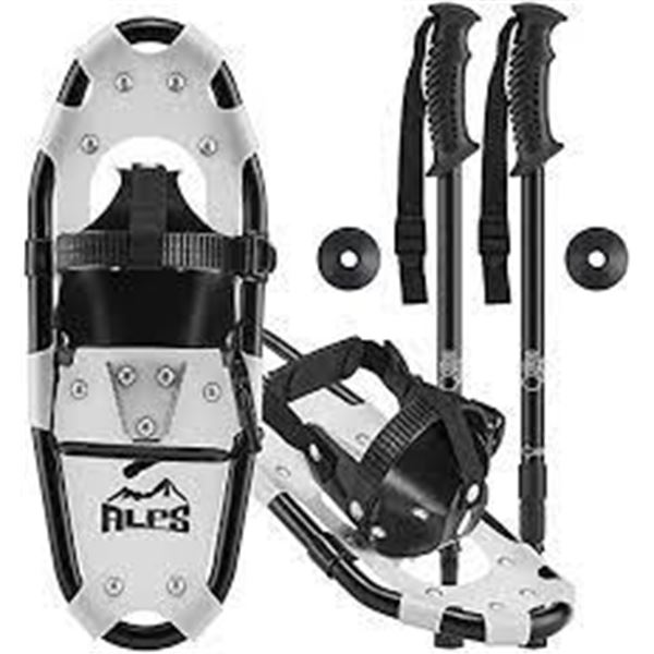 NEW PAIR OF ALPS BLACK WHITE SNOW SHOES