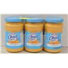 Image 1 : LOT OF 3 KRAFT CHEEZ WHIZ LIGHT,450G,BB SEPT 7/22