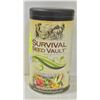 Image 1 : SEALED SURVIVAL SEED VAULT, GARDEN SEEDS FOR YEARS