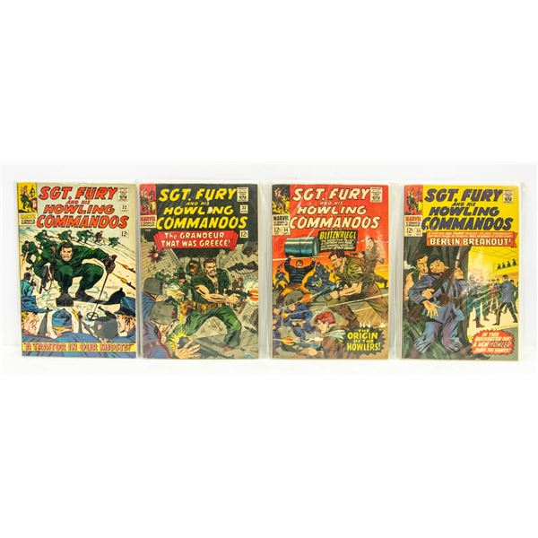 SGT. FURY AND HIS HOWLING COMMANDOS #32,33,34,35