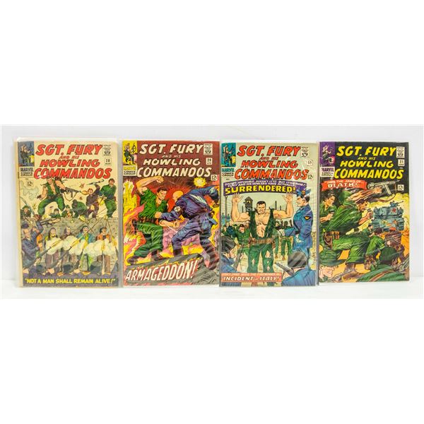 SGT. FURY AND HIS HOWLING COMMANDOS #28,29,30,31