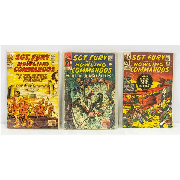 SGT. FURY AND HIS HOWLING COMMANDOS #16,17.18,19