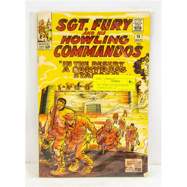 SGT. FURY AND HIS HOWLING COMMANDOS #16