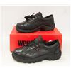 Image 1 : PAIR OF BLACK SIZE 7.5 ENFORCER STEEL TOE SHOES