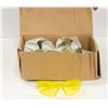 Image 1 : BOX OF UVEX AMBER TEMPLE AMBER LENS SAFETY GLASSES
