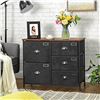 Image 2 : NEW SONGMICS DRESSER TOWER - 5 DRAWER BLACK