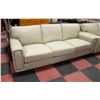 Image 2 : NEW OFF WHITE GENUINE LEATHER SOFA AND LOVESEAT