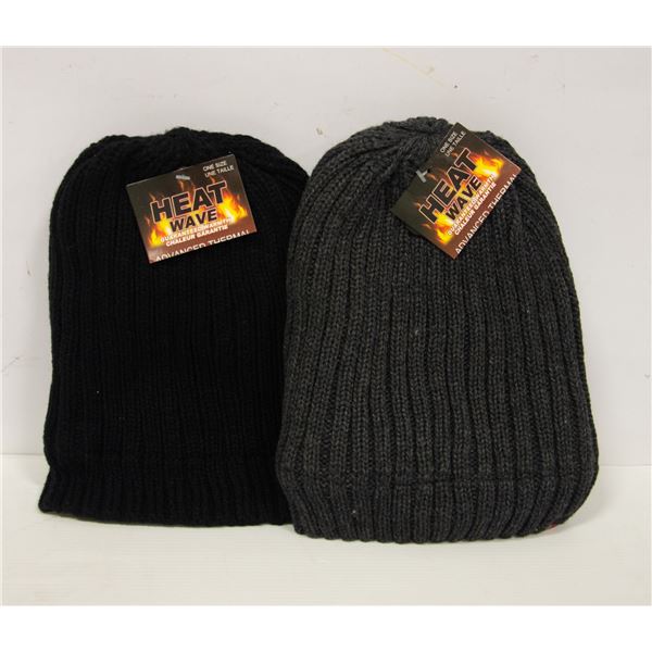 2 PACK MENS HEAT WAVE TOQUES