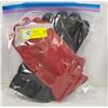 Image 1 : 2 PACK LADIES LEATHER GLOVES SIZE LARGE