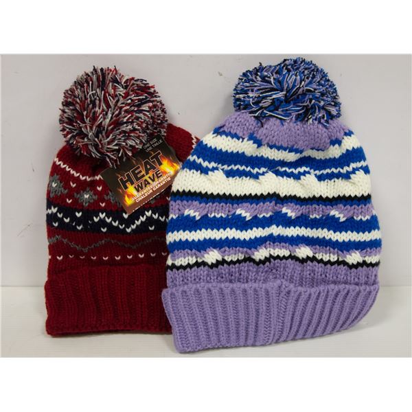 2 PACKS KIDS HEAT WAVE TOQUES