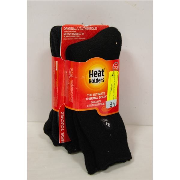 2 PACK LADIES "HEAT HOLDER" SOCKS