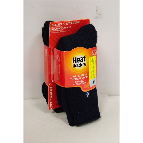 2 PACK LADIES "HEAT HOLDER" SOCKS